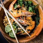 soupe miso crevette- quatre saisons au jardin