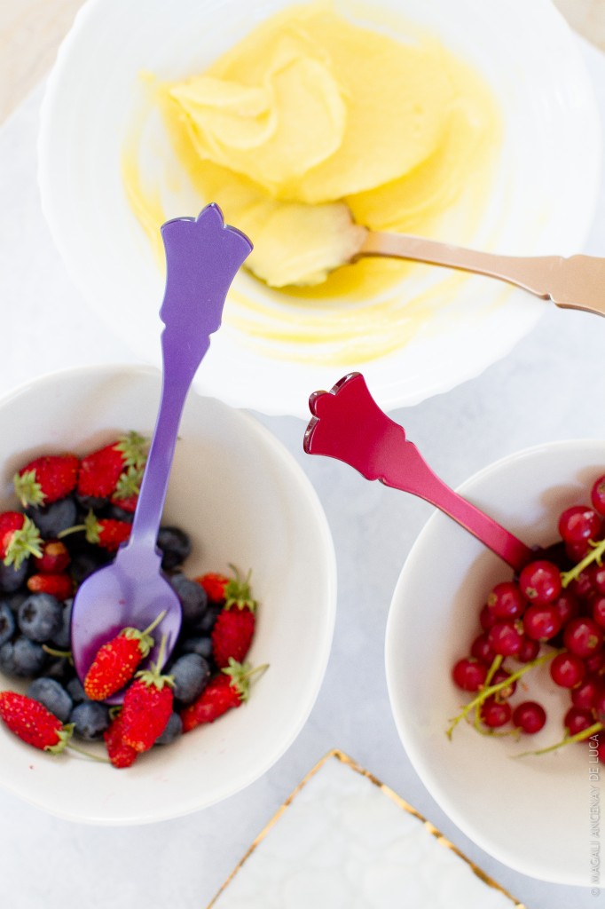 Tarte fruits rouges sur fond aux noix - Magali ANCENAY PHOTOGRAPHy