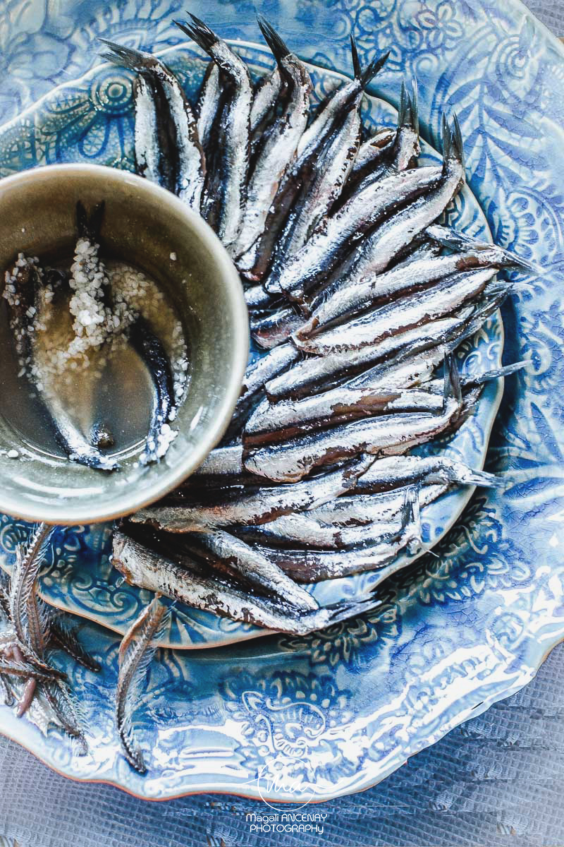 Anchois au sel, une recette de famille Quatre Saisons Au Jardin