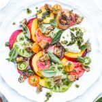 Salade Brugnons-Tomates - Magali ANCENAY photographe culinaire
