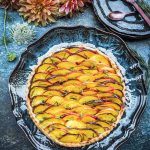 Tarte Pêches Romarin Citron vert - Magali ANCENAY photographe culinaire