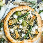tarte corse aux fleurs de courgettes - Magali ANCENAY photographe culinaire