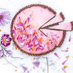 Tarte cheese cake flowers Magali ANCENAY Photographe Culinaire