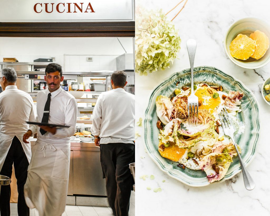 Salade radicchio orange et Mozzarella - Magali ANCENAY Photographe Culinaire