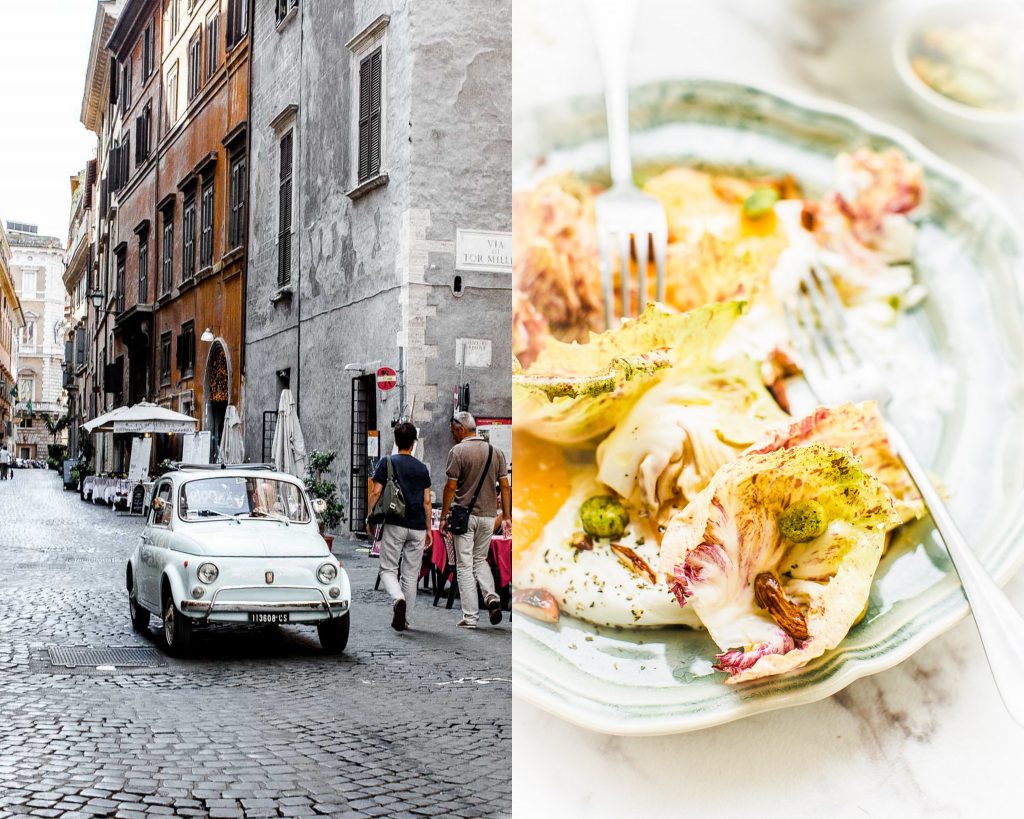 Salade radicchio orange et Mozzarella - Magali ANCENAY Photographe Culinaire