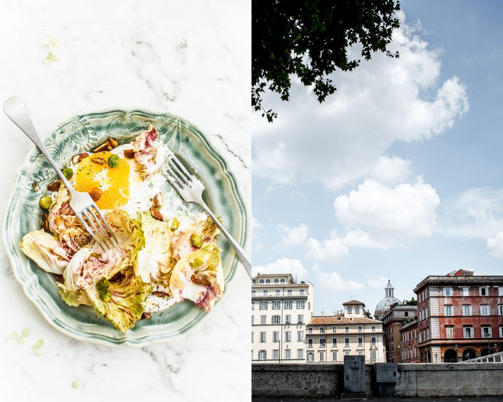Salade radicchio orange et Mozzarella - Magali ANCENAY Photographe Culinaire