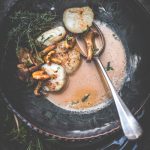 Saint jacques et Tabac d'herbes - Magali ANCENAY Photographe Culinaire