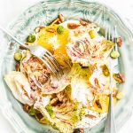 Salade radicchio orange et Mozzarella - Magali ANCENAY Photographe Culinaire