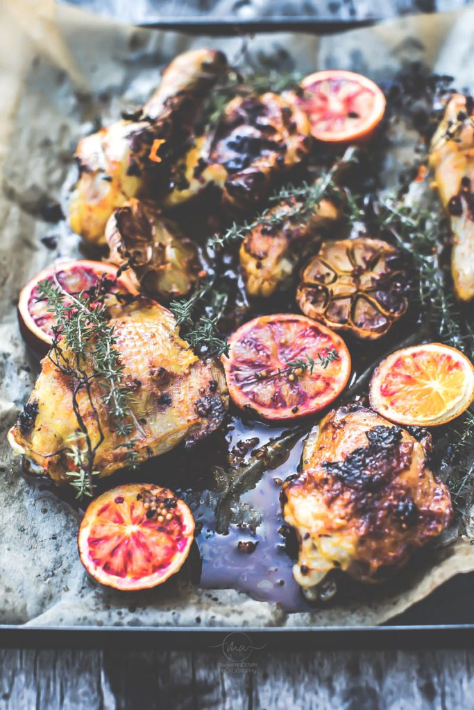 Poulet en marinade à l'oranges - Magali ANCENAY PHOTOGRAPHE CULINAIRE