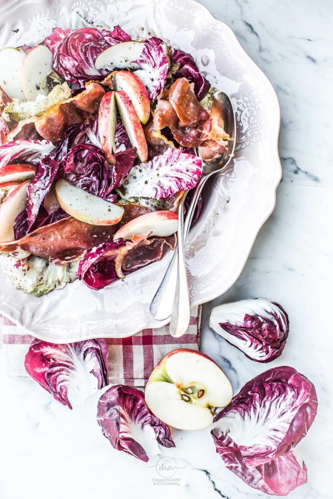 Salade de chicorée - Magali ANCENAY Photographe Culinaire