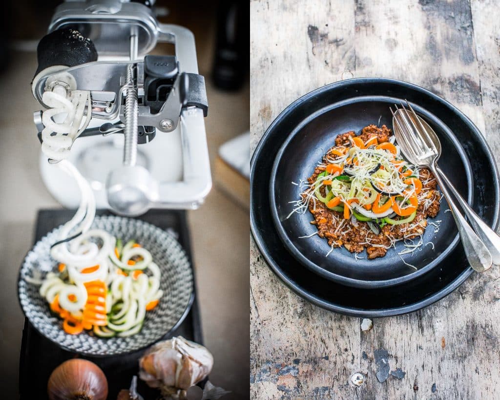 Spaghetti de légumes bolognaise version protéinée - Magali ANCENAY Photographe Culinaire