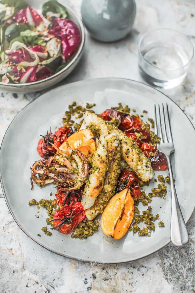 Salade de calamars grillés - Magali ANCENAY PHOTOGRAPHE Culinaire