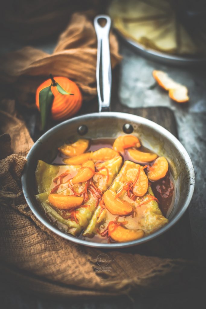 Crêpes flambées clémentine - Magali ANCENAY Photographe Culinaire