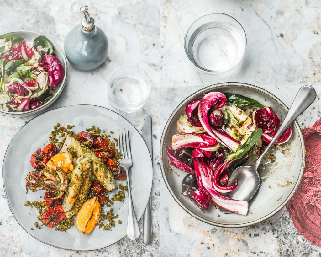 Salade de calamars grillés - Magali ANCENAY PHOTOGRAPHE Culinaire