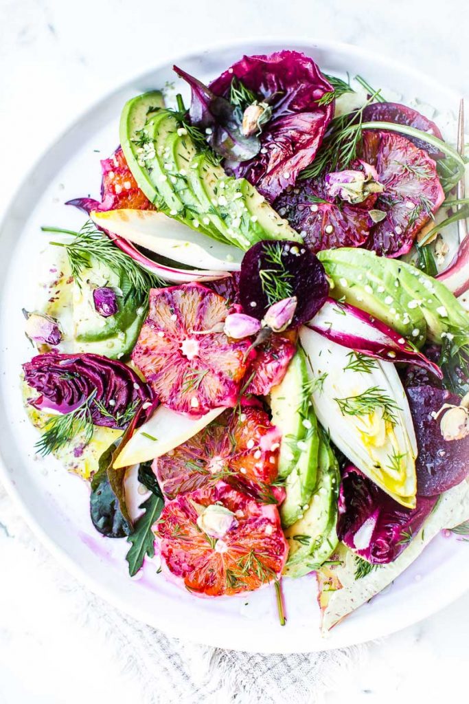 Salade aux fruits d'hiver - Magali ANCENAY PHOTOGRAPHE Culinaire