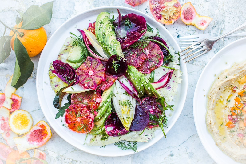Salade aux fruits d'hiver - Magali ANCENAY PHOTOGRAPHE Culinaire