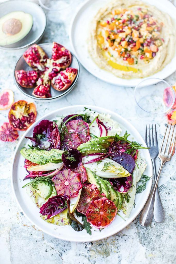Salade aux fruits d'hiver - Magali ANCENAY PHOTOGRAPHE Culinaire