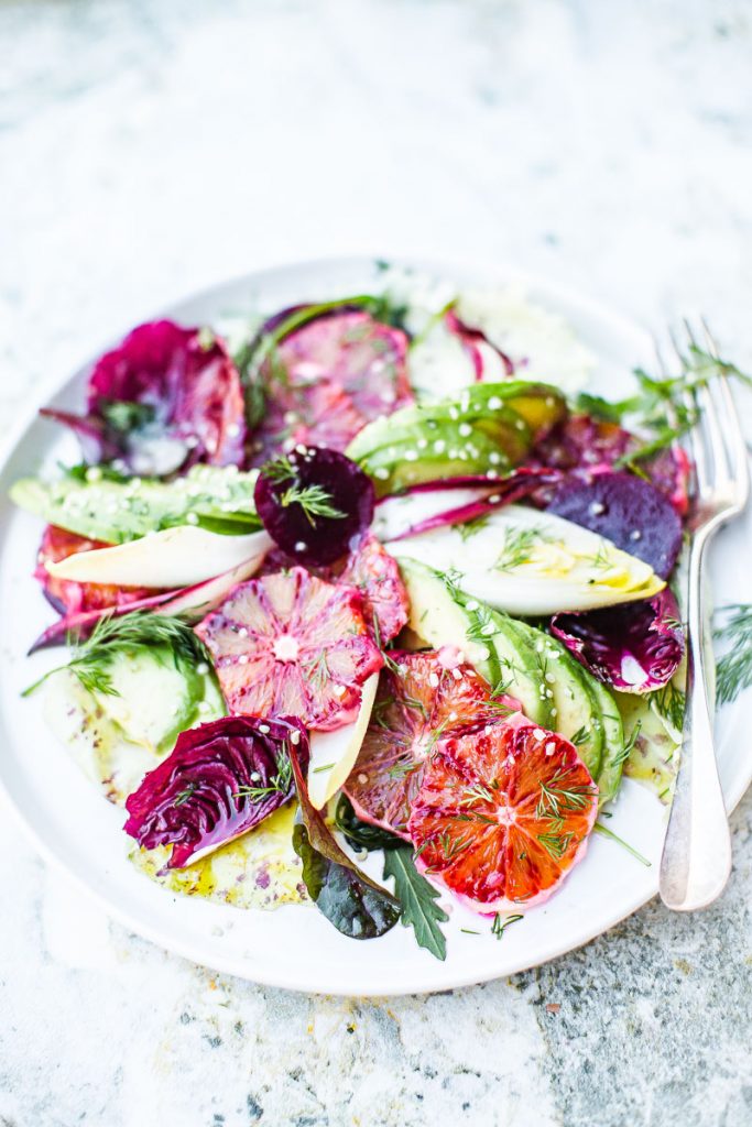 Salade aux fruits d'hiver - Magali ANCENAY PHOTOGRAPHE Culinaire