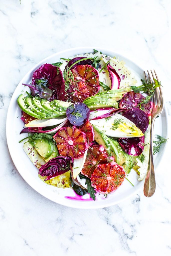 Salade aux fruits d'hiver - Magali ANCENAY PHOTOGRAPHE Culinaire