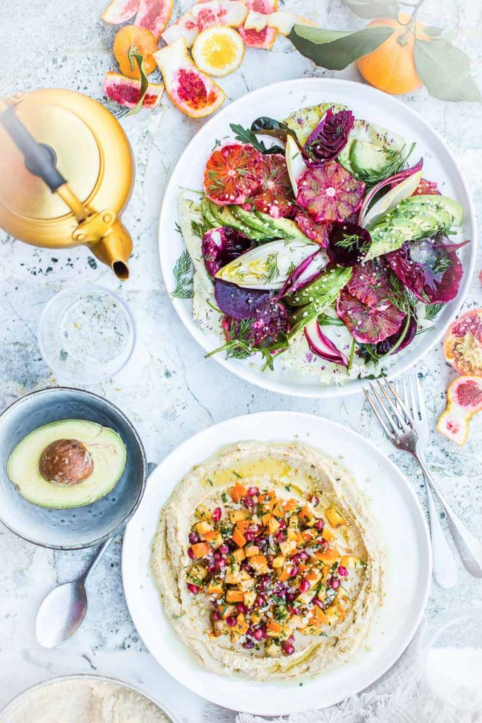 Salade aux fruits d'hiver - Magali ANCENAY PHOTOGRAPHE Culinaire