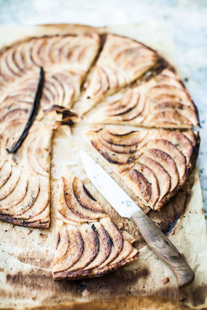 Tarte aux pommes fine- Magali ANCENAY PHOTOGRAPHE Culinaire