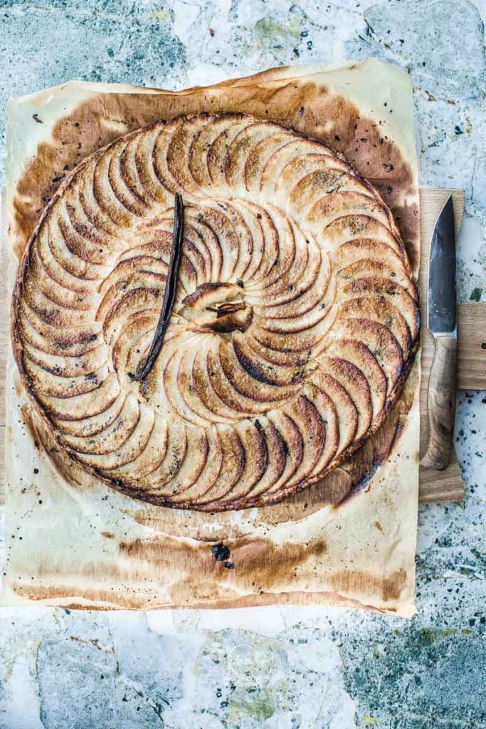 Tarte aux pommes fine- Magali ANCENAY PHOTOGRAPHE Culinaire
