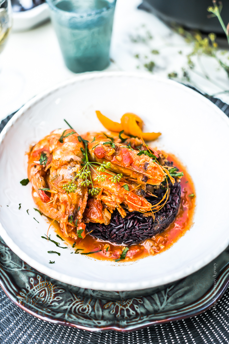 Gambas à L armoricaine Bisque De Homard Délicieuses gambas à l'armoricaine - Quatre Saisons Au Jardin